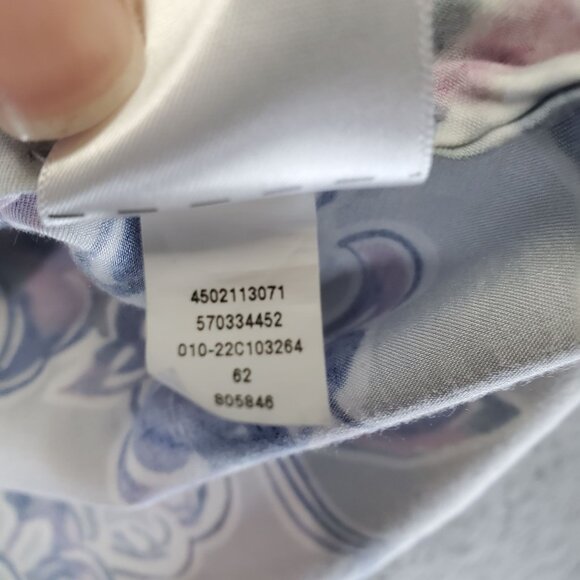 Chicos Top Womens Size 3 US 16/18 XL Multicolor Button-Down Floral Blouse - Picture 4 of 11